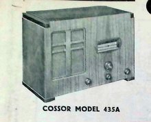 Parmi les derniers modèles Cossor